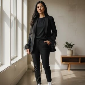 Elegant Black Women's Blazer